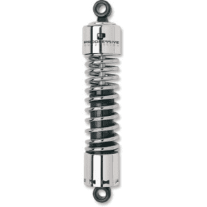 PROGRESSIVE SUSPENSION 412 Series Shocks — Black/Chrome 412-4073C