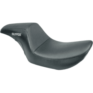 Slyfox Seat - Gray Logo - Black Vinyl - Smooth - FXR '82-'00 SlyFox4681B